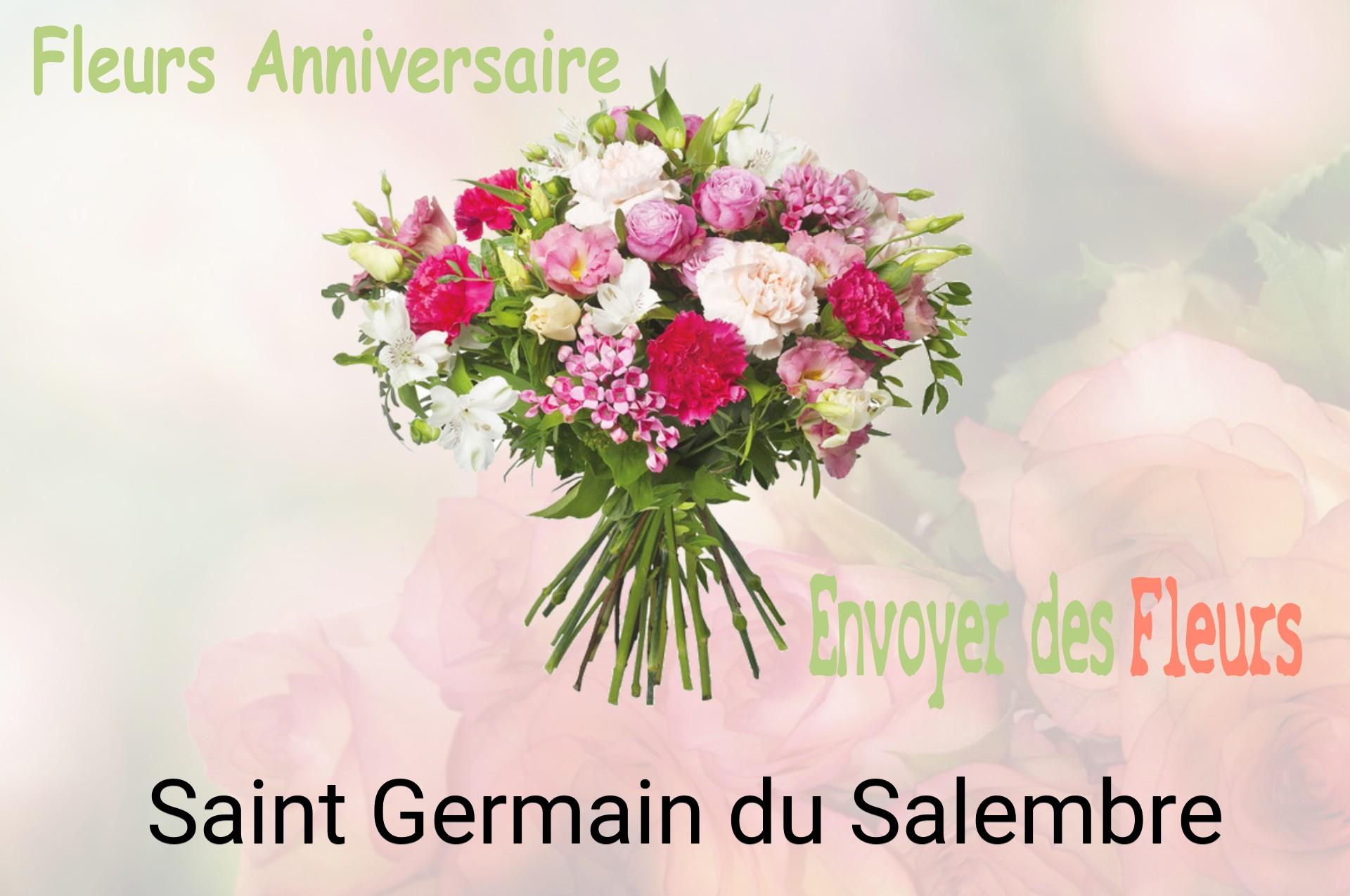 Bouquet de fleurs d’anniversaire livré à Saint-Germain-du-Salembre